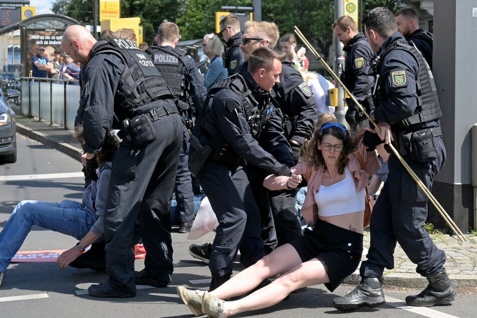 Dresden: Demo in Dresden wird von "Letzter Generation" gecrasht