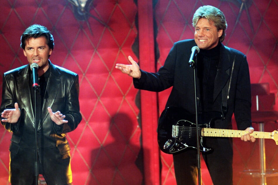 Bohlen (r.) und Ex-Bandkollege Thomas Anders (63) waren jahrelang zerstritten. Nun will der Erfolgsproduzent eine Versöhnung. (Archivfoto)