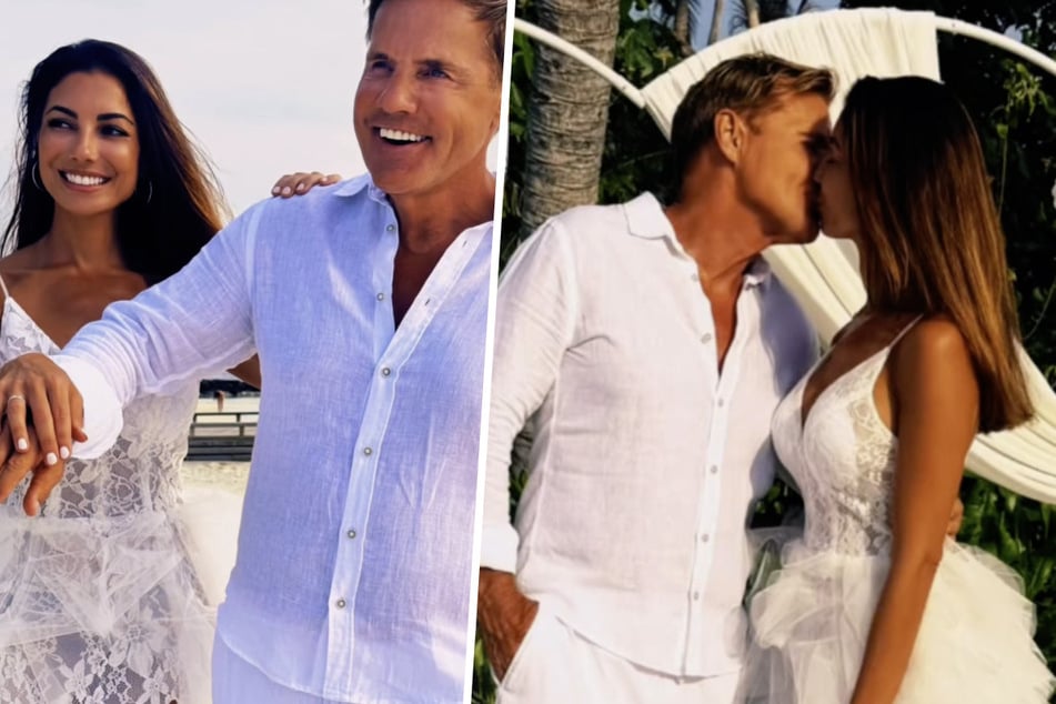 Dieter Bohlen (71) und seine Partnerin Carina (41) haben auf den Malediven geheiratet.