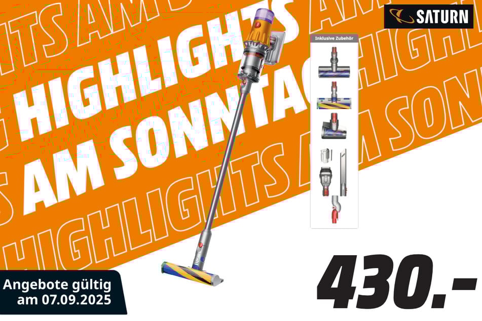 Dyson-Staubsauger für 430 Euro.