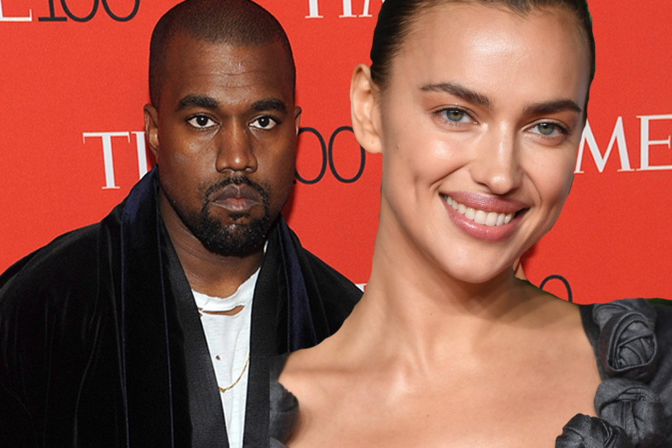 Kanye West (l) is wasting no time in replacing Kim Kardashian, as he's allegedly made plans for the future with Irina Shayk (r).