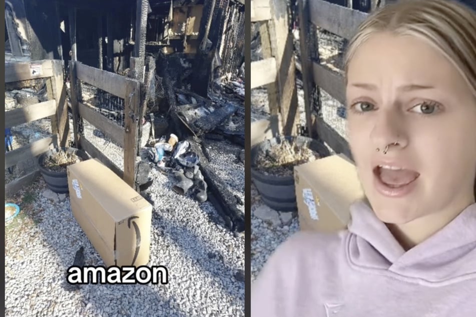 Alli berichtet auf TikTok von einer Amazon-Lieferung, die mehr als dreist ablief.