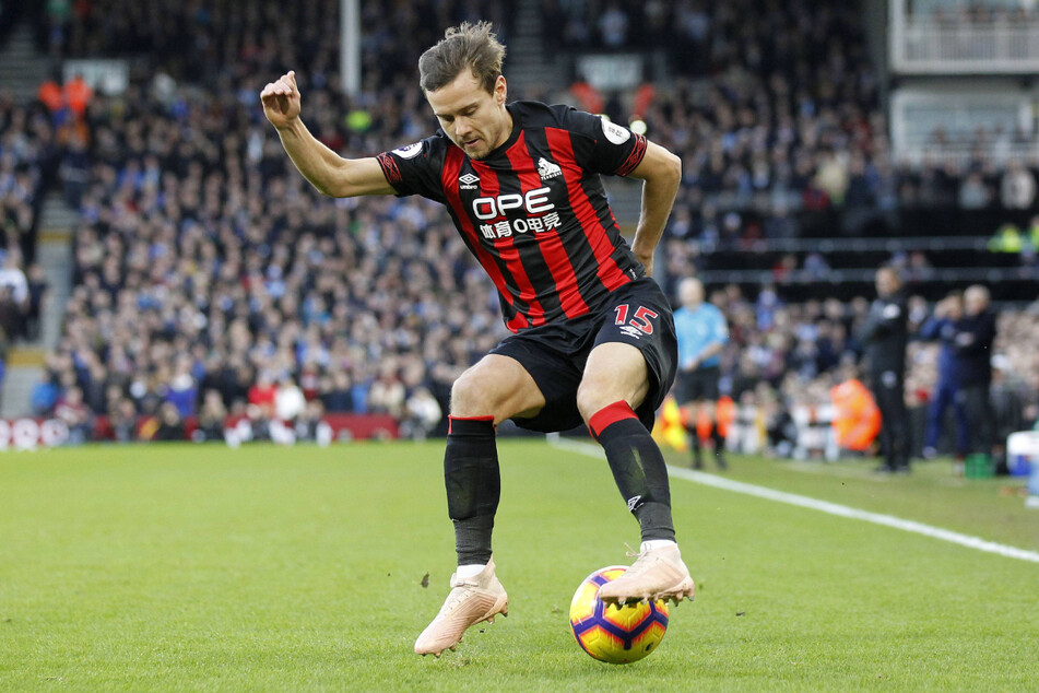 Sein letztes Punktspieltor - bis zum Sonntag - erzielte Chris Löwe im Trikot von Huddersfield.