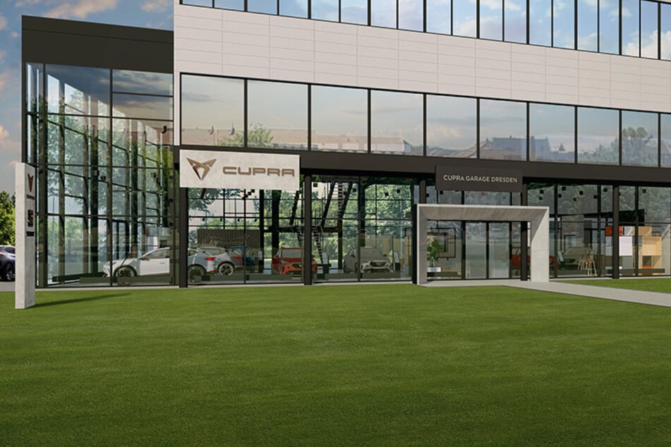 So soll sie einmal aussehen: die neue CUPRA Garage Dresden.