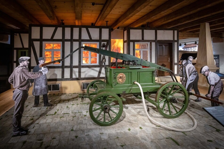 Zu sehen gibt es im Kutschenmuseum 25 Kutschen - darunter auch diese Lösch-Kutsche.
