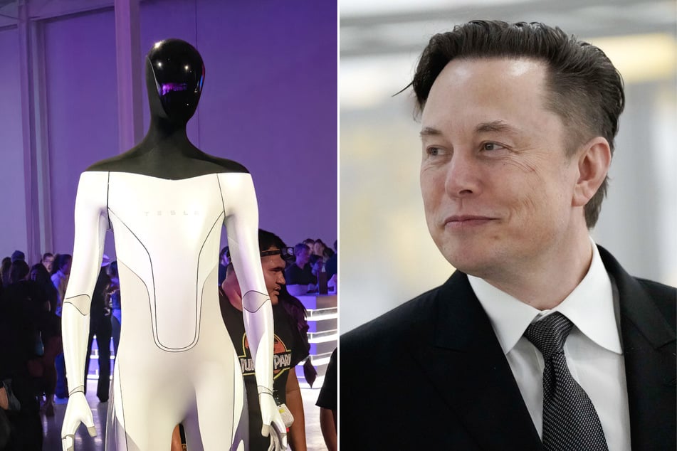 Elon Musk: Elon Musk locks lips with robots in AI photos, and the internet has questions