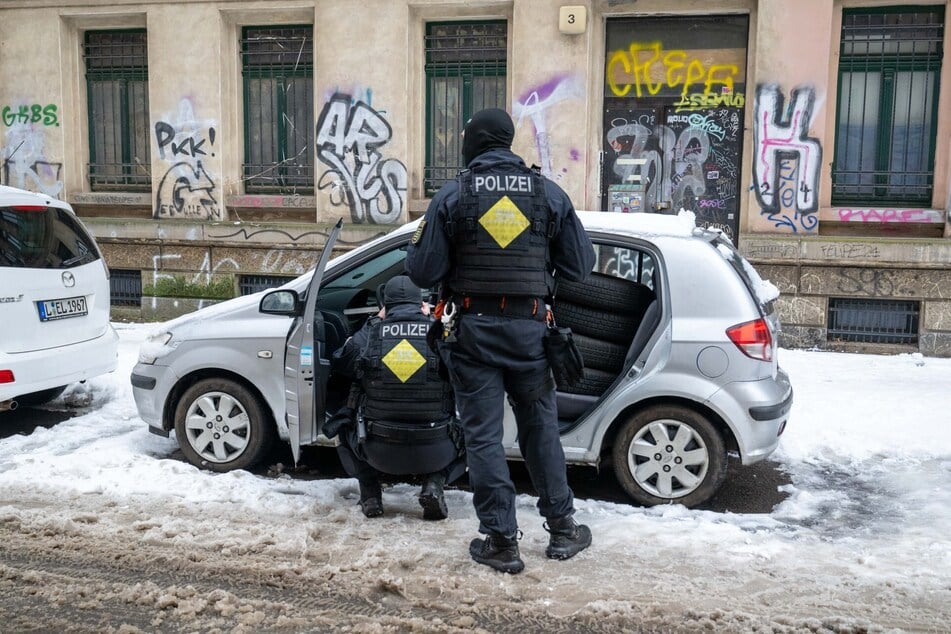 Auch dieser Kleinwagen geriet in den Fokus der Ermittler. (Archiv)