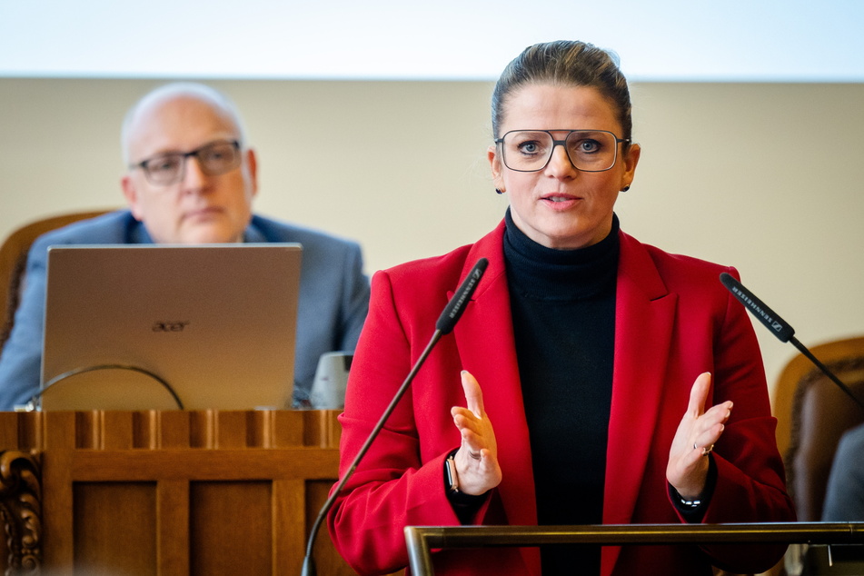 Susanne Schaper (46, Linke) würde den Autoverkehr in der City gern reduzieren.