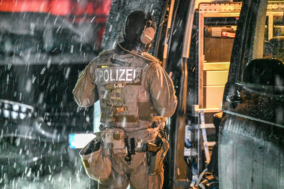 Die Polizei war mit einem Großaufgebot im Einsatz.