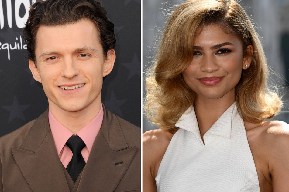 Zendaya (r.) and Tom Holland were spotted grabbing lunch together in London on Sunday.