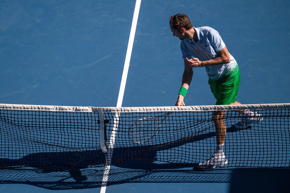 Daniil Medvedev (28) verlor in seinem Erstrundenmatch der Australian Open völlig die Nerven.