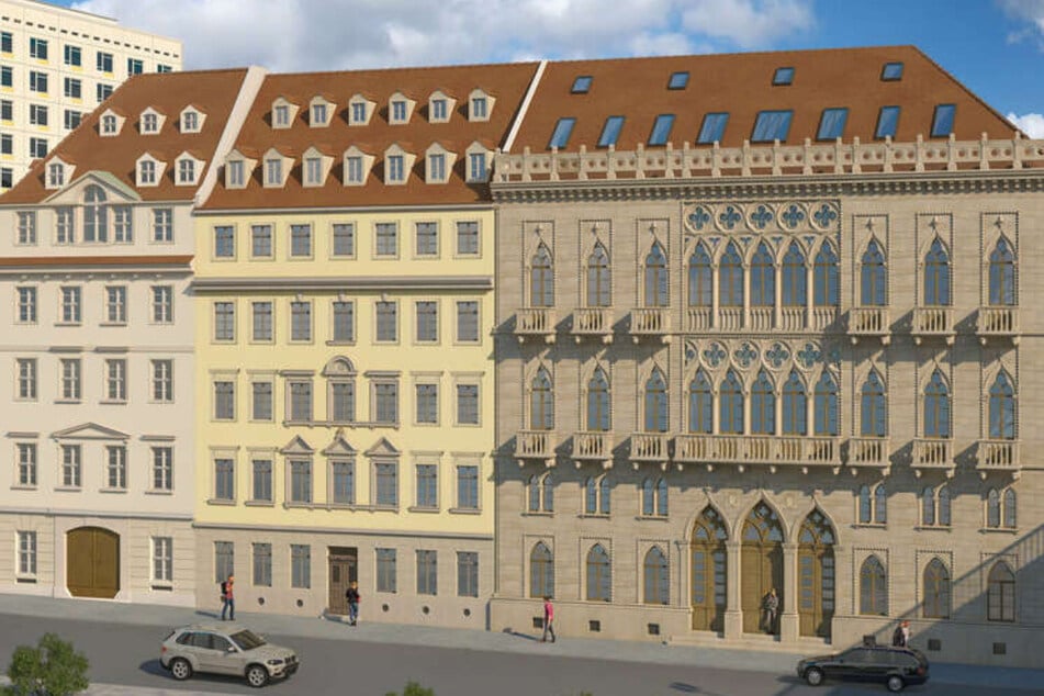 So könnte der Neubau des Venezianischen Hauses eines Tages aussehen.