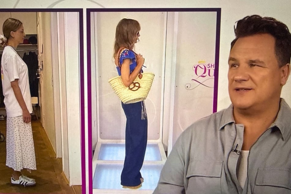 Guido Maria Kretschmer (61) zeigt sich sehr angetan von Lucias Outfit.