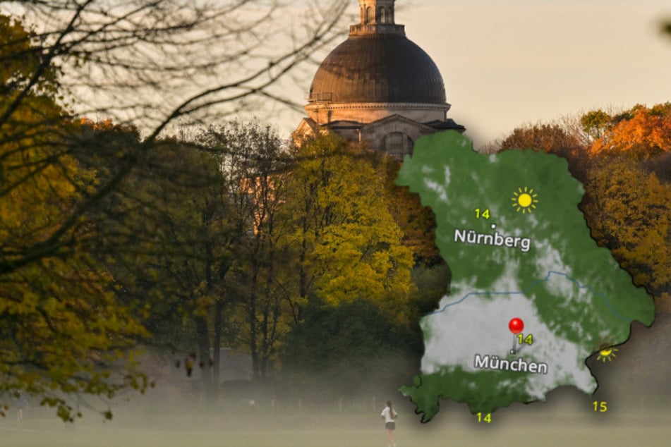 Hoch Elmar bringt Sonne nach Bayern, doch Regen lässt nicht lange auf sich warten