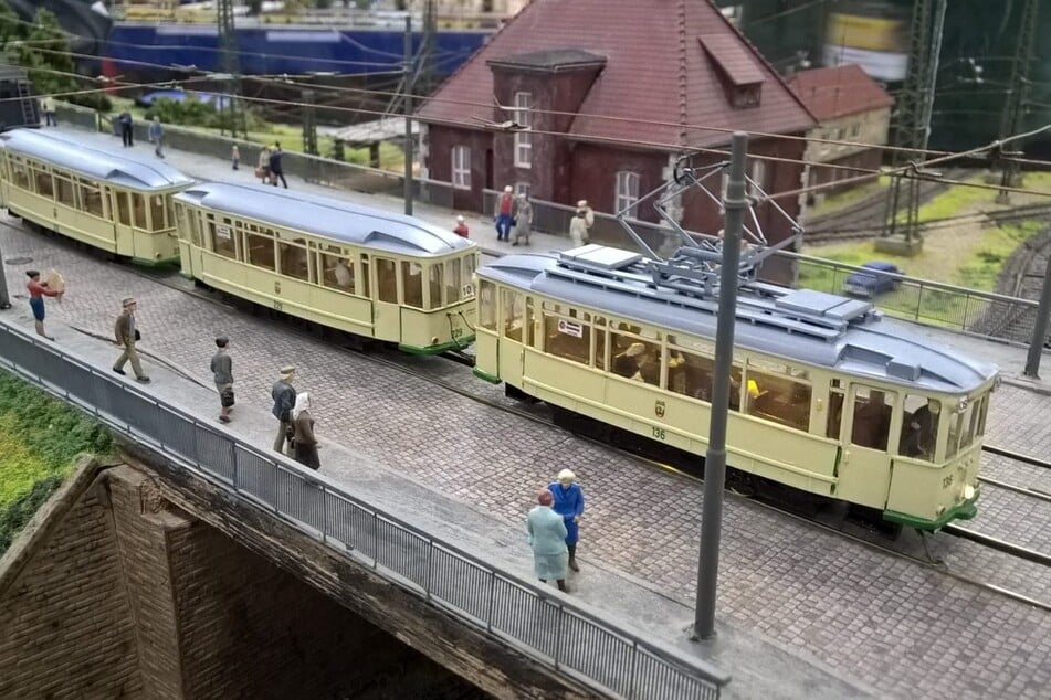 Mit den Modellbahnen kann man sich in vergangene Zeiten zurückträumen.