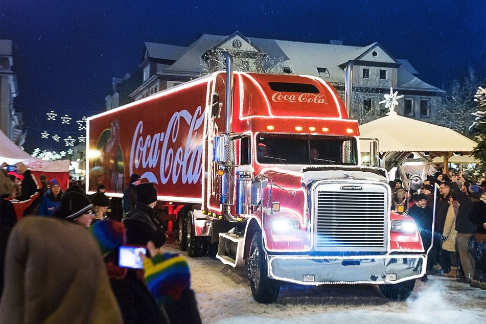 Die Coca-Cola-Weihnachtstrucks gehen in Deutschland seit 1997 auf Tour.