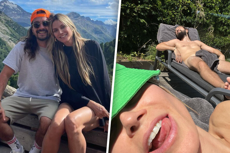 Nach dem Bergsteigen müssen sich Heidi Klum (49) und Tom Kaulitz (32) erstmal ausruhen - und das offenbar am liebsten nackt!