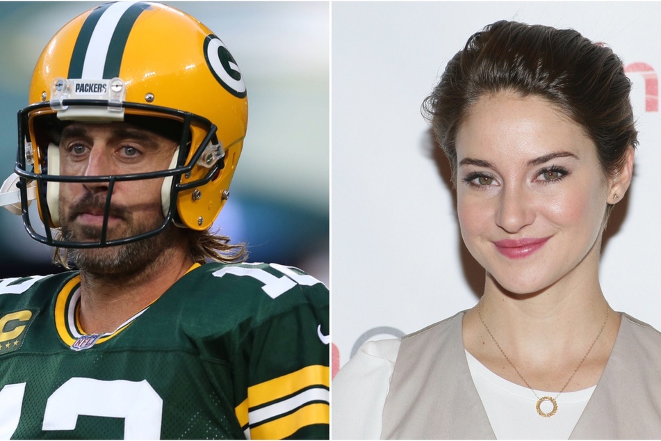On Wednesday, multiple outlets reported that Shailene Woodley (r) and Aaron Rodgers (l) have split after two years.