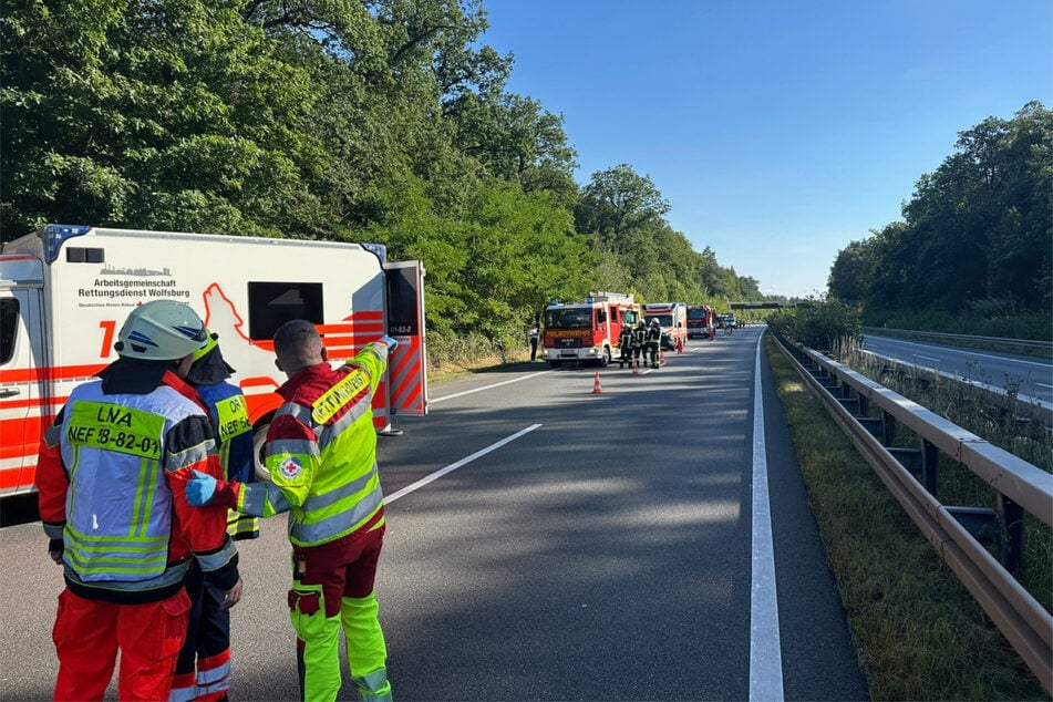 Die A39 war in beide Richtungen voll gesperrt.