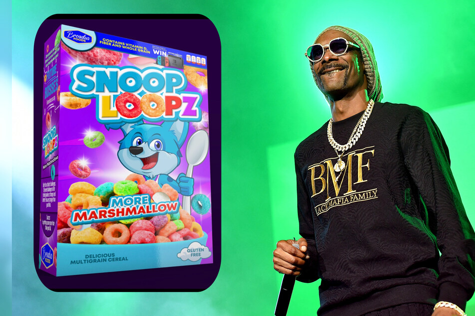 Rapper Snoop Dogg is coming out with his own brand of breakfast cereal, Snoop Loopz, which will donate part of its proceeds to a homelessness charity.