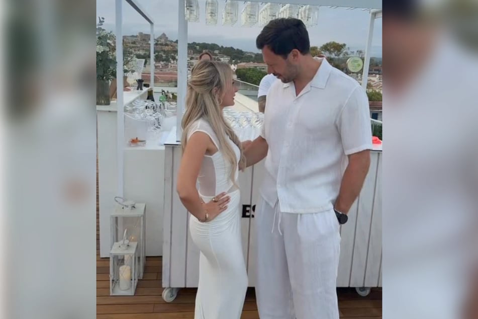 Das ganze Wochenende über feierten die beiden mit zahlreichen Gästen ihre Traumhochzeit.