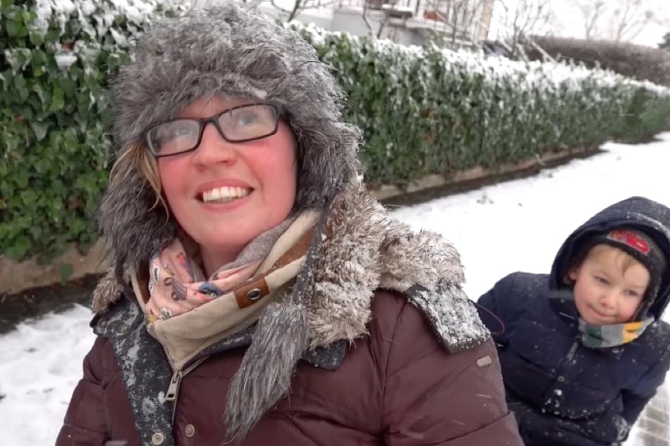 "Wir dachten: 'Wenn wir schon mal Schnee haben, müssen wir das doch ausnutzen'", erklärte Moritz Besitzerin Steffi Kapfrat.