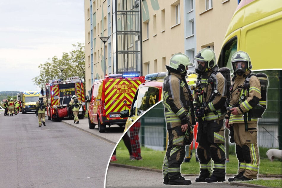 Gasgeruch in Bautzen: Wohnhaus muss evakuiert werden