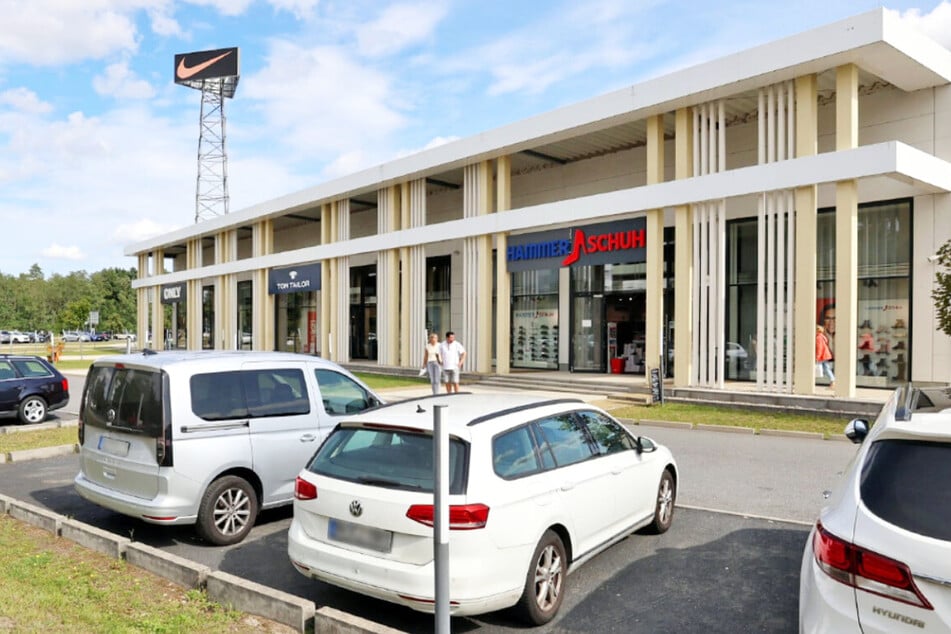 Die Marken-Outlets Schwarzheide-Mitte direkt an der A13.