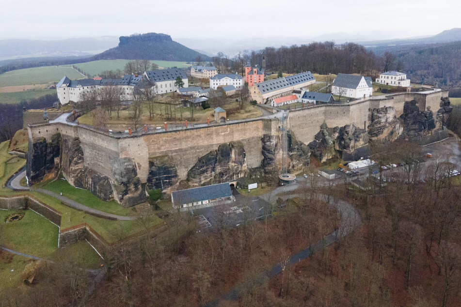 Auf der Festung Königstein wird groß reinegemacht.
