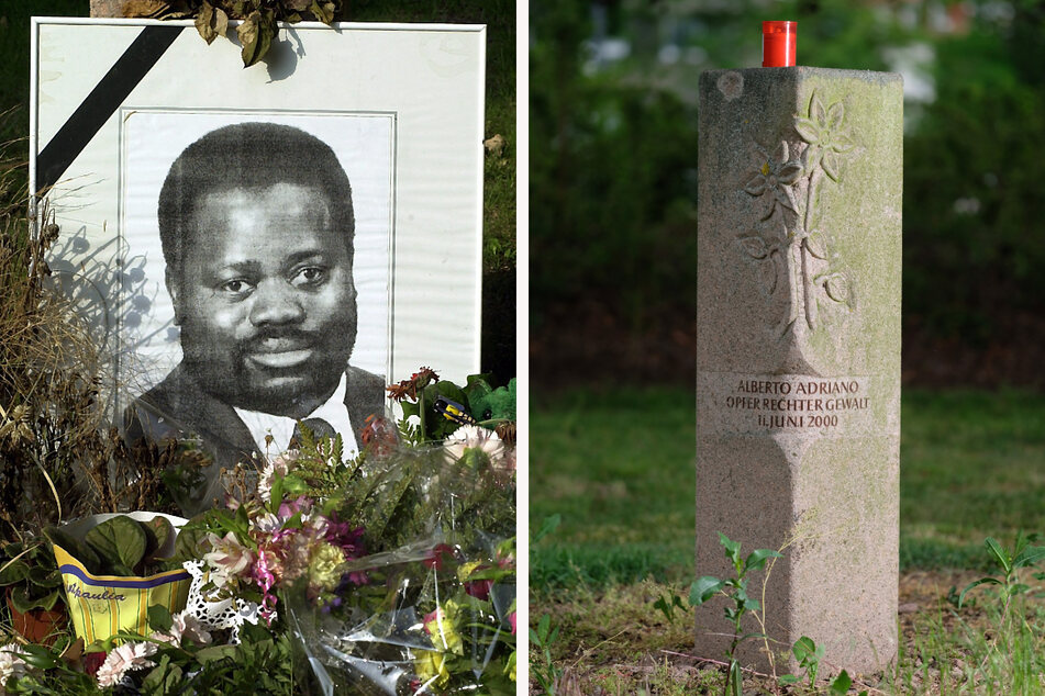 Alberto Adriano (†39) wurde im Juni 2000 von drei Rechtsradikalen zu Tode geprügelt. Seitdem wird jedes Jahr an seinen sinnlosen Tod erinnert. (Archivbilder)