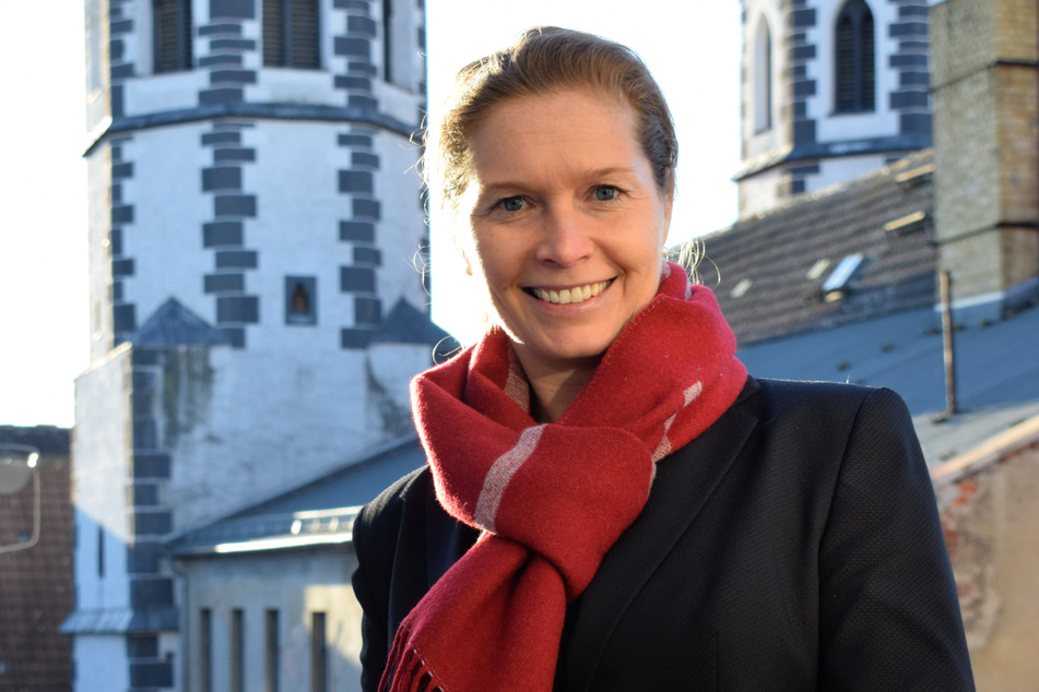 Torgaus Oberbürgermeisterin Romina Barth (38, CDU).