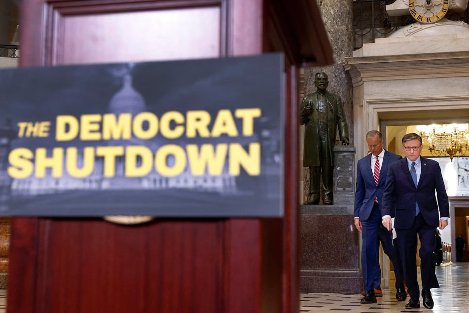 The Trump administration has also been accused of allowing government officials to use partisan language in messaging about the shutdown.