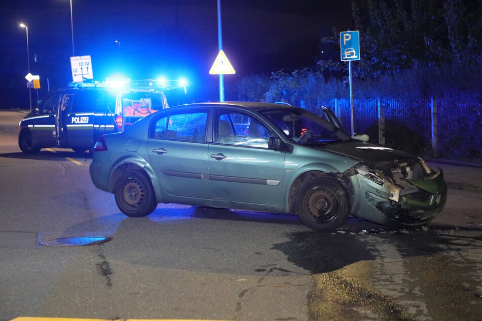Unter Alkohol: Crash auf Chemnitzer Sonnenberg