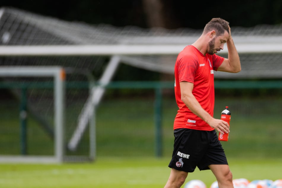 Mark Uth (33) vom 1. FC Köln kommt einfach nicht richtig auf die Beine.