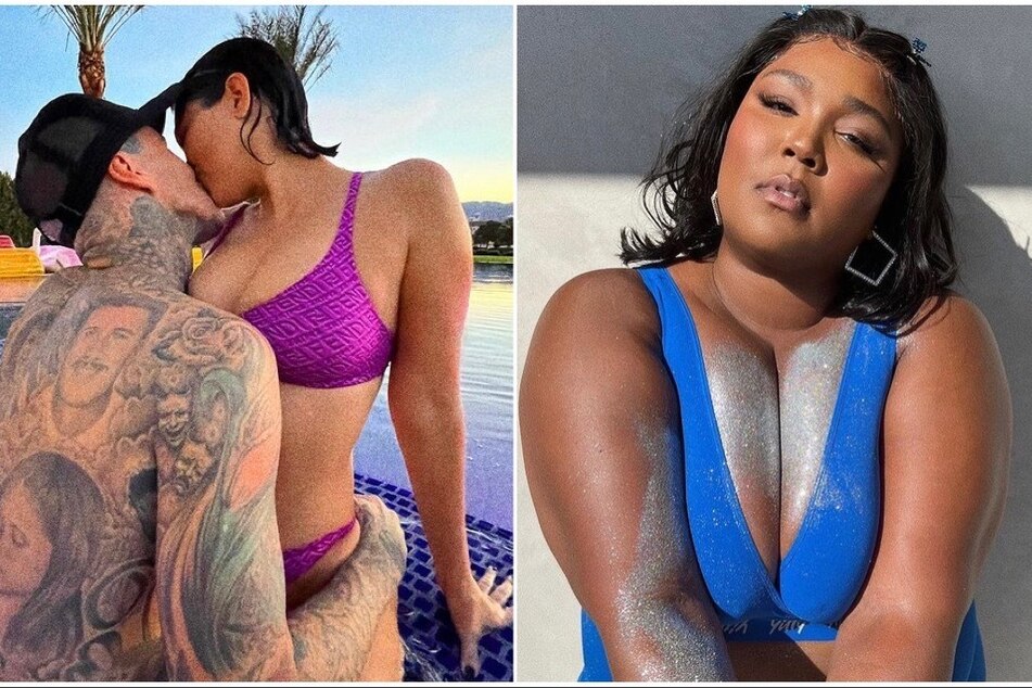 Lizzo has admitted that she is a number one fan of Kourtney Kardashian and Travis Barker spicy PDA.