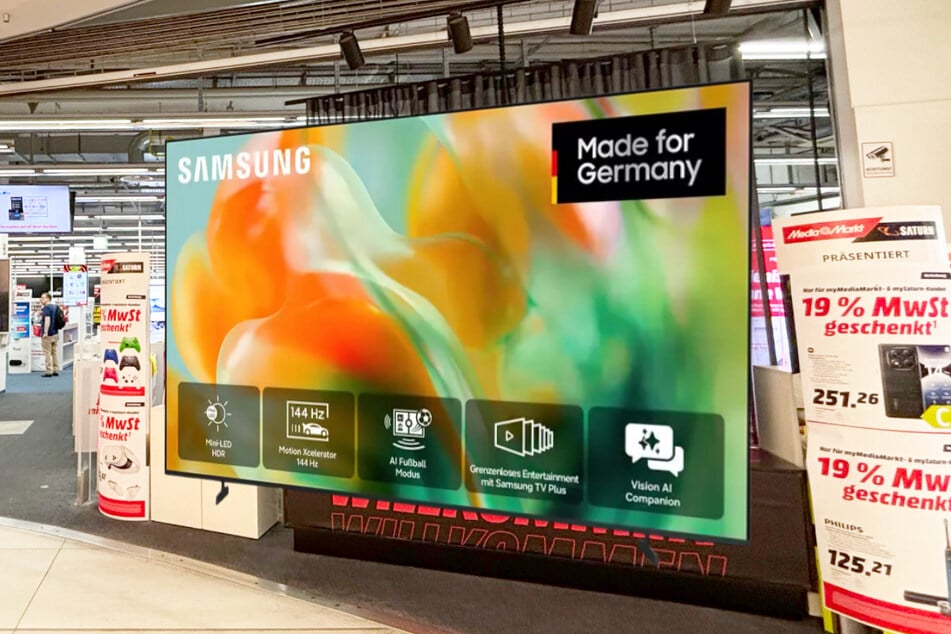 MediaMarkt verkauft ab Donnerstag (1.10.) 75-Zoll Samsung-Fernseher günstig