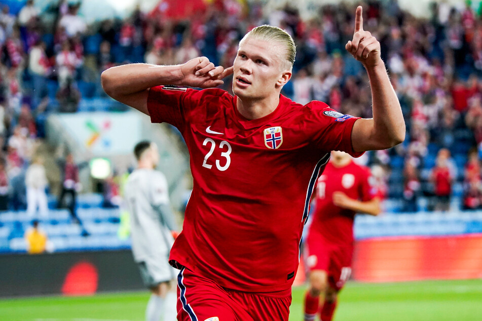 Erling Haaland (21) netzte in drei WM-Quali-Spielen fünfmal für Norwegen ein.