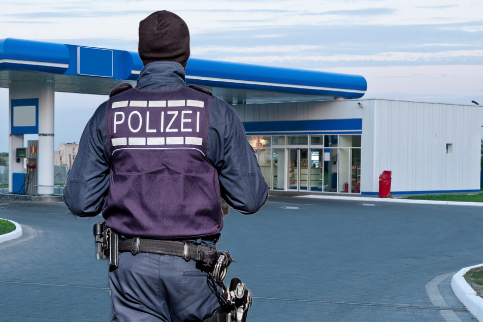 Polizeieinsatz im Südlichen Anhalt: Anrufer droht Tankstelle zu sprengen!