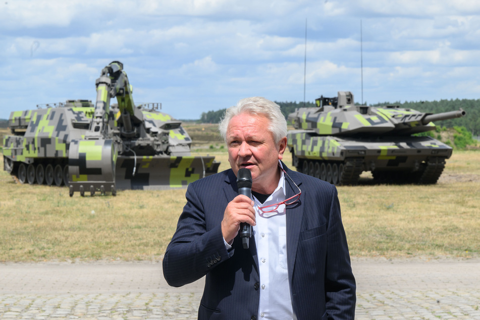 Armin Papperger, Vorstand Rheinmetall, profitiert mit dem Unternehmen vom Ukraine-Krieg.