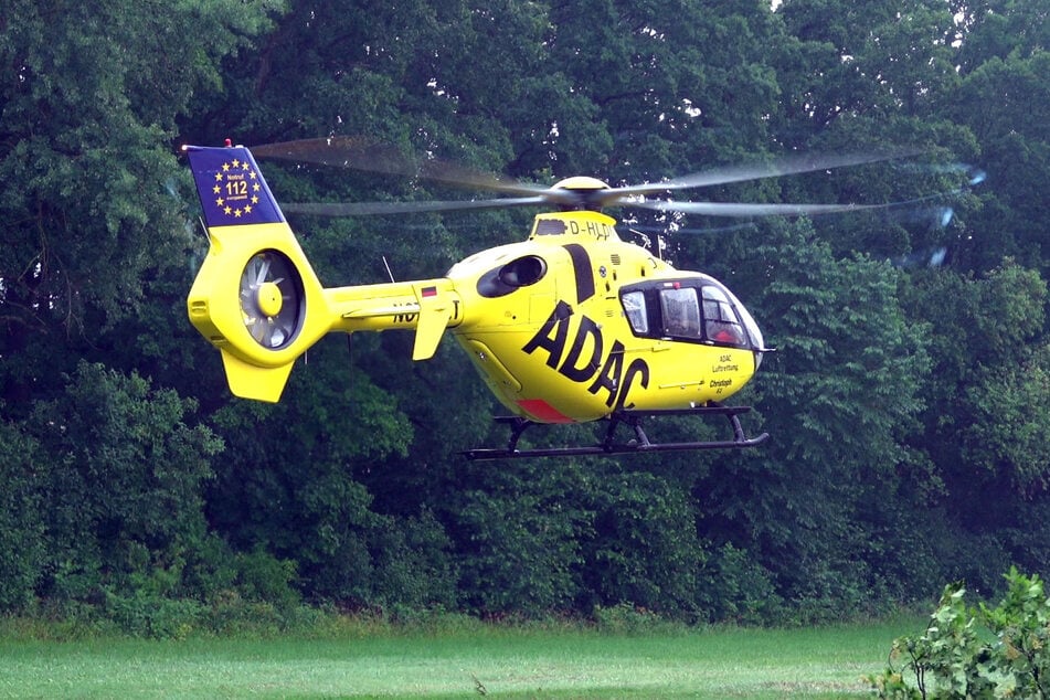 Auch zwei Rettungshubschrauber kamen zum Einsatz.