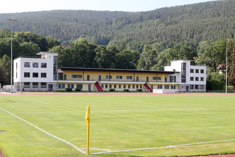 Für fünf Tage Ort des täglichen Veilchen-Trainings: Die Landessportschule Thüringen in Bad Blankenburg.