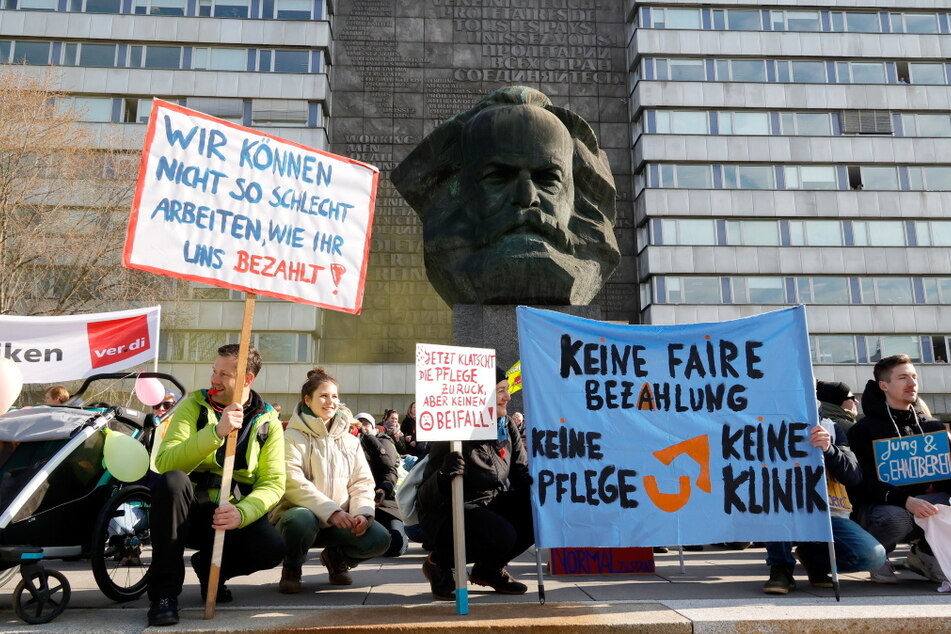 Die Beschäftigten des Klinikums Chemnitz haben den Streik ausgeweitet und haben klare Forderungen.