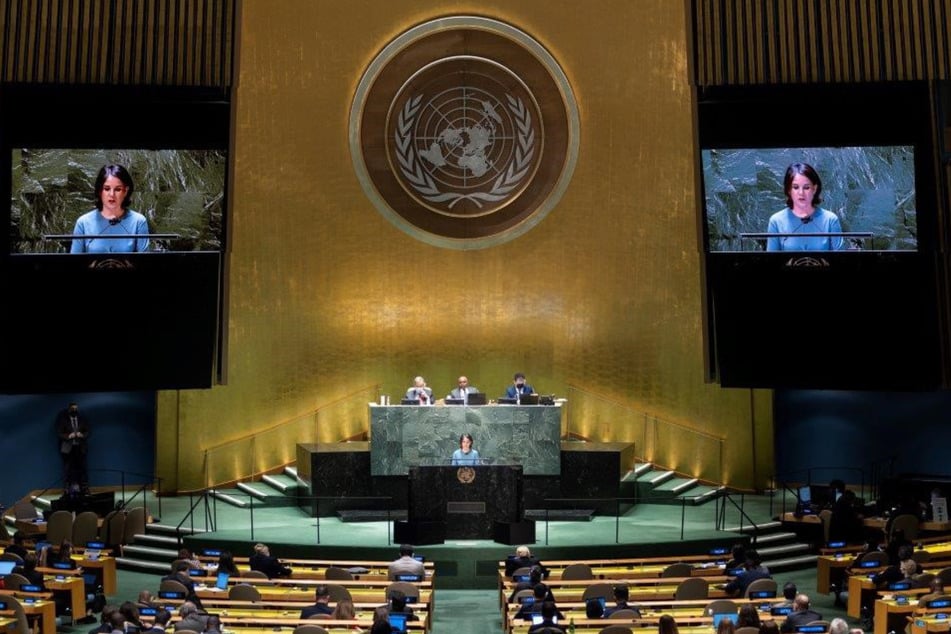 Außenministerin Annalena Baerbock (41, Grüne) spricht am 2. März vor der UN-Vollversammlung.