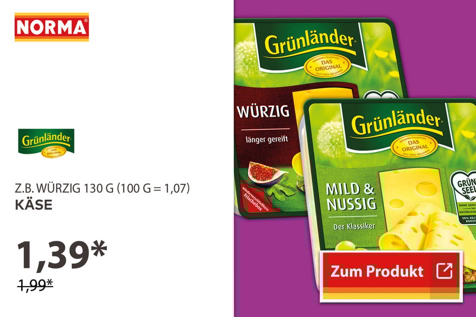 Käse für 1,39 Euro