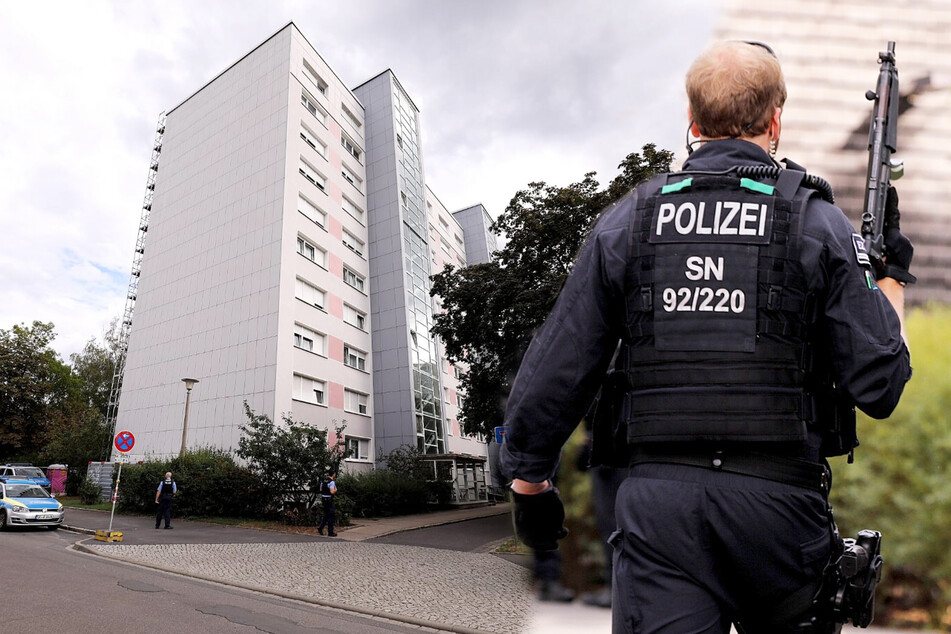 Dresden: Polizei mit Maschinenpistolen in Johannstadt: Beziehungsstreit löst Großeinsatz aus