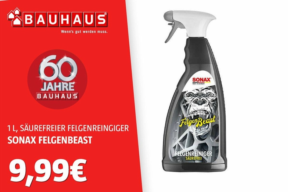 Sonax Felgenbeast für 9,99 Euro.