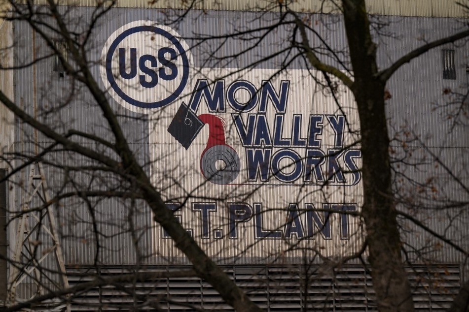 The exterior of the US Steel Edgar Thompson Works in Braddock, Pennsylvania.