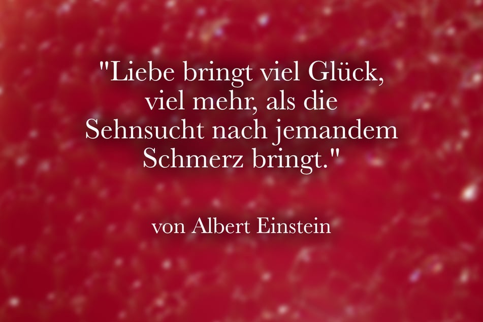 Einsteins Gedanken zum Thema Liebe.