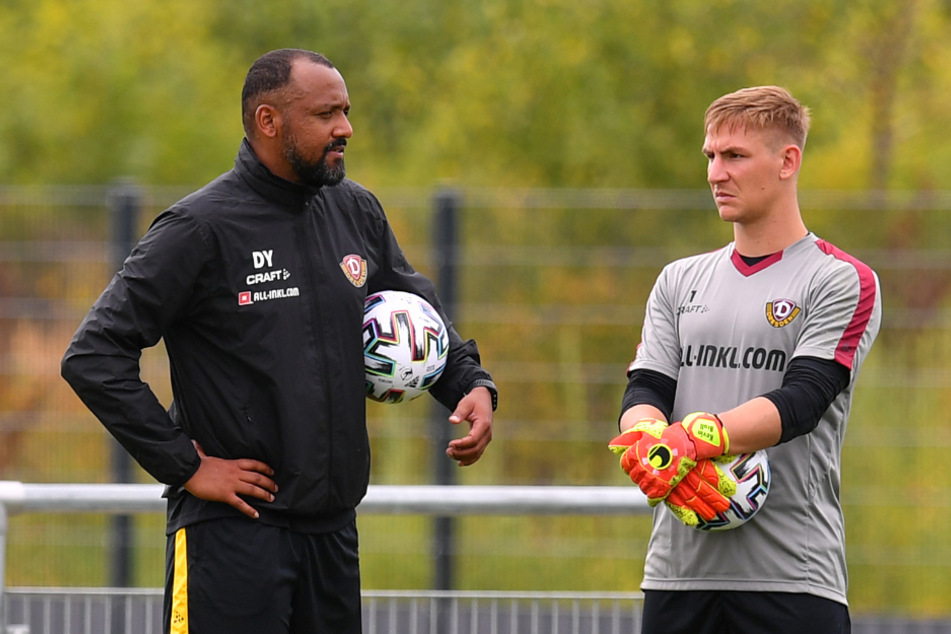 Wiedervereint bei Dynamo: David Yelldell (l.) und Kevin Broll.