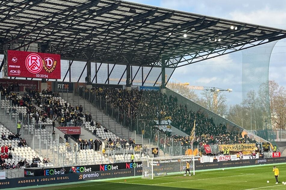 Rund 2500 Dynamo-Fans sind mit nach Essen gereist und wollen ihr Team mit einem Dreier in die Länderspielpause peitschen.